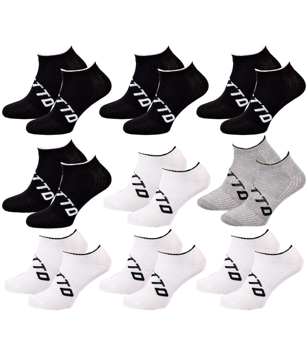 Chaussettes Homme LOTTO Pack de 9 paires SNEAKER 4214