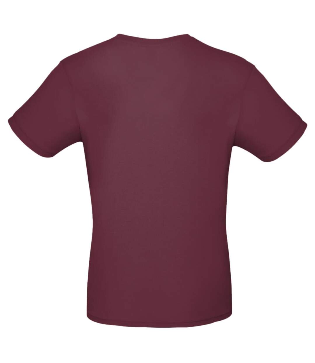 Tee-shirt B&c Mens #e150 Bordeaux B And C-2