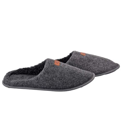 Pantoufle HOMME SUEDINE MBS00650 GRIS