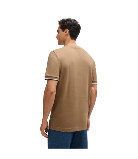 T-shirt Signature Homme Beige Boss