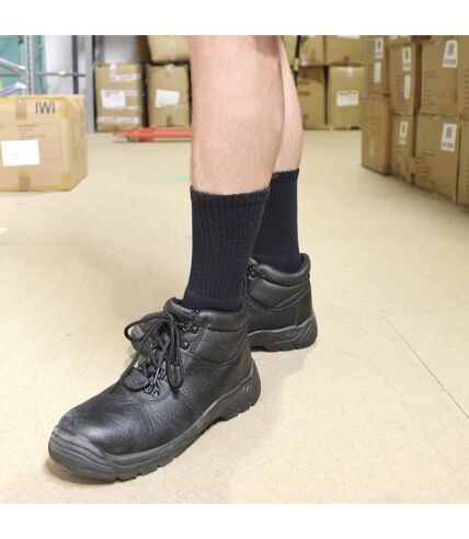 12 Pairs Mens Heavy Duty Cushioned Work Socks for Steel Toe Boots