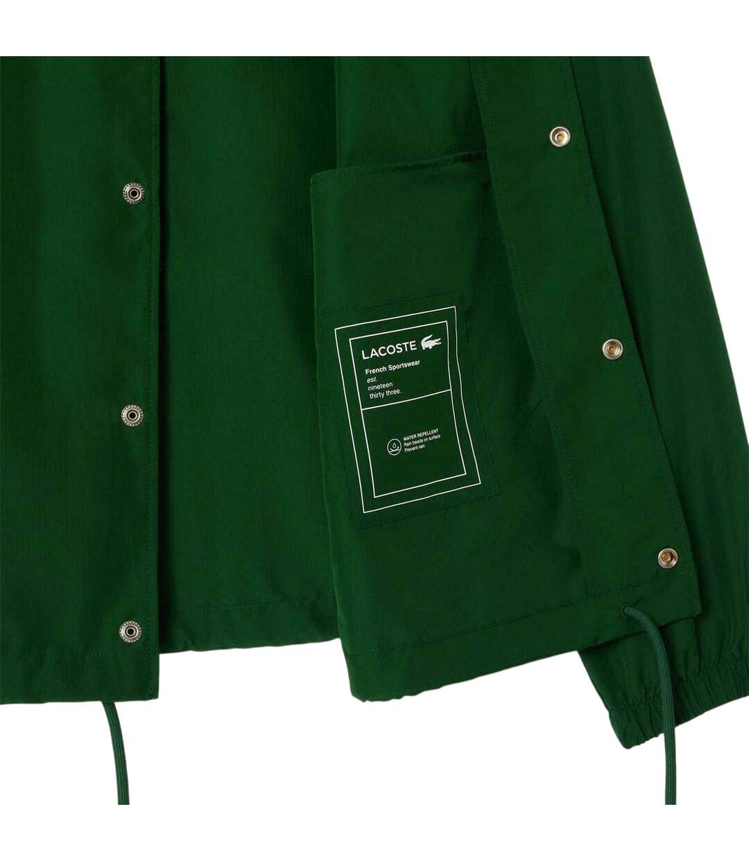 Veste D´entraîneur Homme Vert Lacoste-3