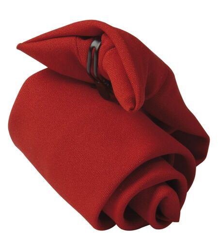 Lot de 2  Cravate à clipser homme taille unique rouge Premier