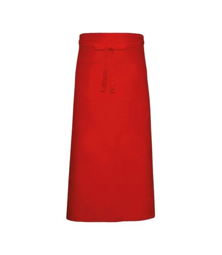 Tablier Bistrot Taille Unique Rouge Link Kitchen Wear