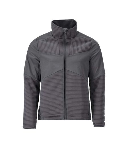 Mens Customised Fleece Jacket Stone Grey Mascot