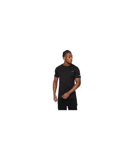 Mens Portville T-shirt Black Crosshatch