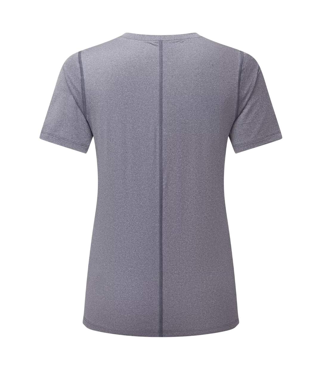 Womens/ladies Moda Casual T-shirt Blue Depth Dhb-2
