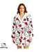 Womens/ladies 3d Ears Fleece Robe White Red Black Hello Kitty-4