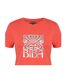 Womens/ladies Logo T-shirt Pink Biba-4