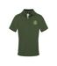 Polo Motif/style Logo Homme Vert Kaki Aquascutum-1