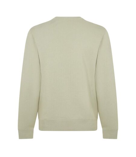 Mens Diragol Crew Neck Sweatshirt Khaki Green Hugo