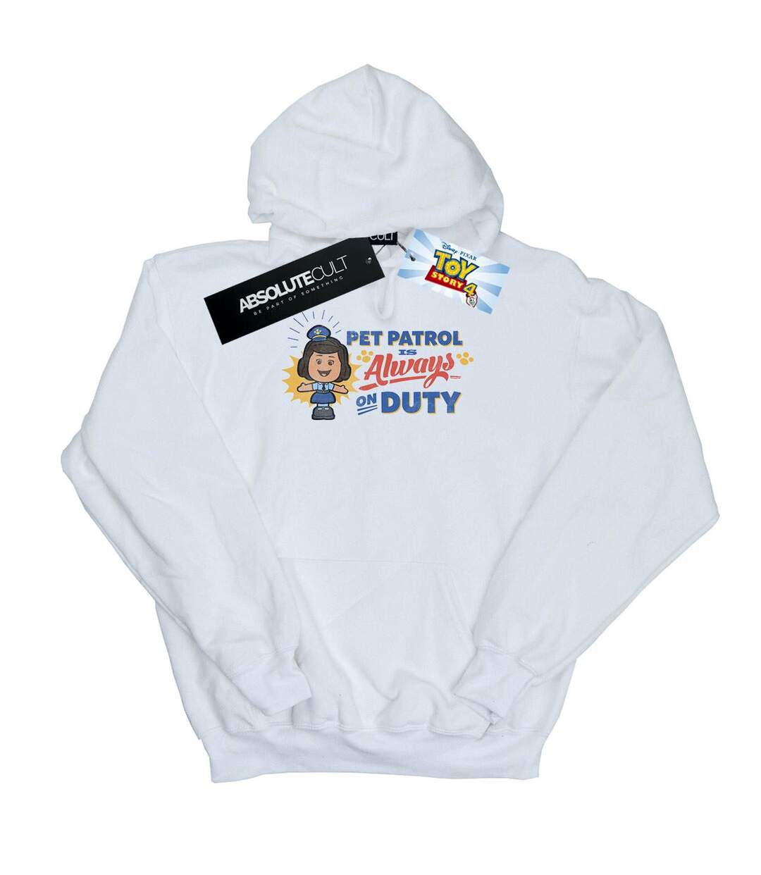 Disney Sweat à capuche Toy Story 4 Giggle McDimples Pet Patrol Womens/Ladies (Blanc) - UTBI15274-1