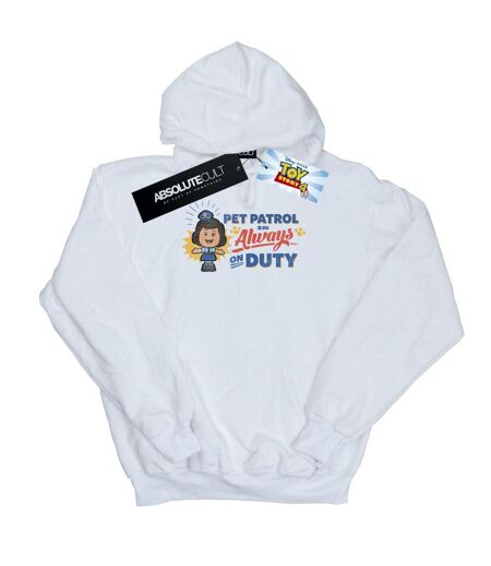 Disney Sweat à capuche Toy Story 4 Giggle McDimples Pet Patrol Womens/Ladies (Blanc) - UTBI15274