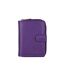 Katana - Portefeuille compact en cuir - violet - 8743