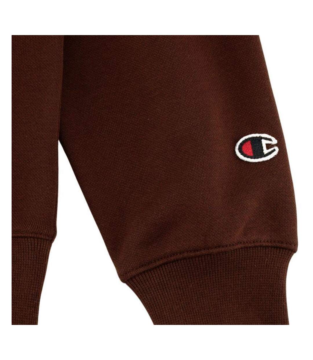 Sweat À Capuche Motif/style Logo Sur Poitrine Femme Marron Champion-4