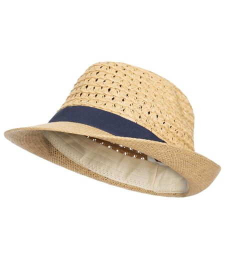 Trespass Womens Trilby Straw Hat (Natural)