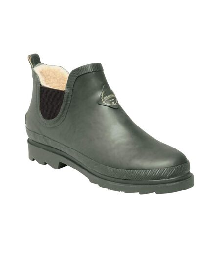 Bottines de pluie harper femme vert kaki Regatta