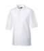Jerzees Colours Mens 65/35 Hard Wearing Pique Short Sleeve Polo Shirt (White)
