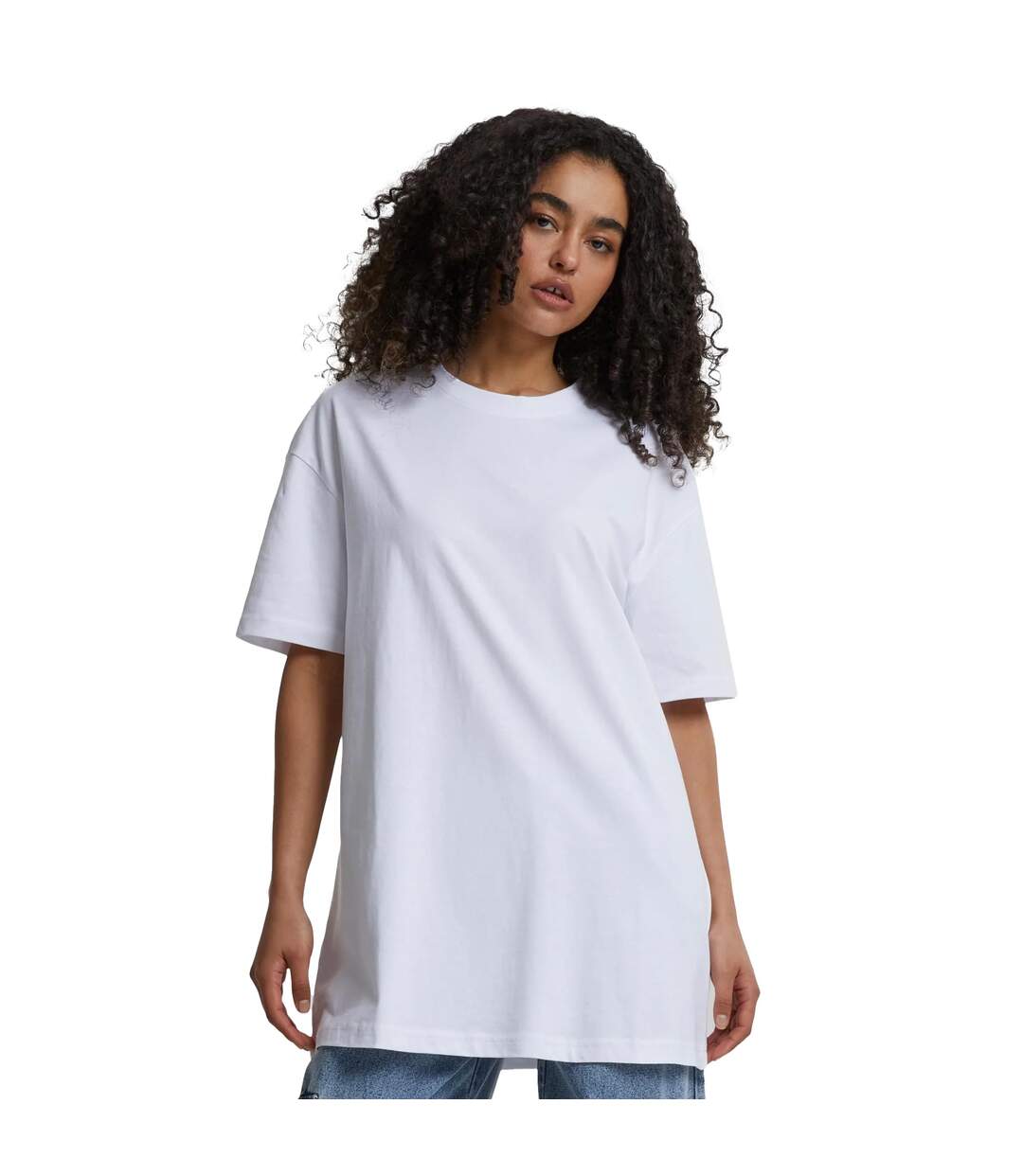 T-shirt Femme Blanc Urban Classics-3