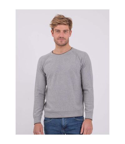 Pull col rond pur coton AMATEO