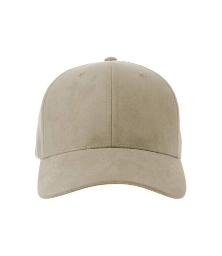 Casquette De Baseball Motif/style 6 Panneaux Fam-s Adulte Beige Gris Atlantis Headwear