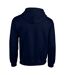 Gildan Heavy Blend Unisex Adult Full Zip Hooded Sweatshirt Top (Navy) - UTBC471