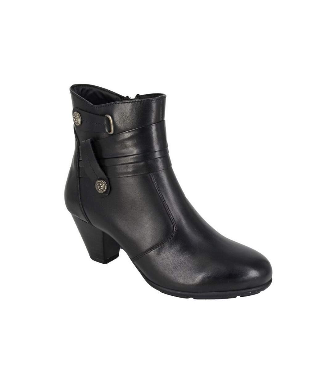 Bottines claretta femme noir Cipriata-1