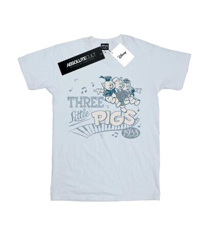 Disney - T-shirt THREE LITTLE PIGS - Femme (Blanc) - UTBI17710
