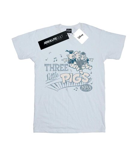 Disney - T-shirt THREE LITTLE PIGS - Femme (Blanc) - UTBI17710