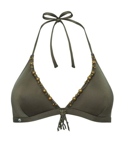 Haut de maillot triangle kaki Hippies by Brigitte Bardot