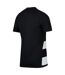 T-shirt Manches Raglan Rugby Motif/style Rayures Contrastées Homme Noir Blanc Nike-2