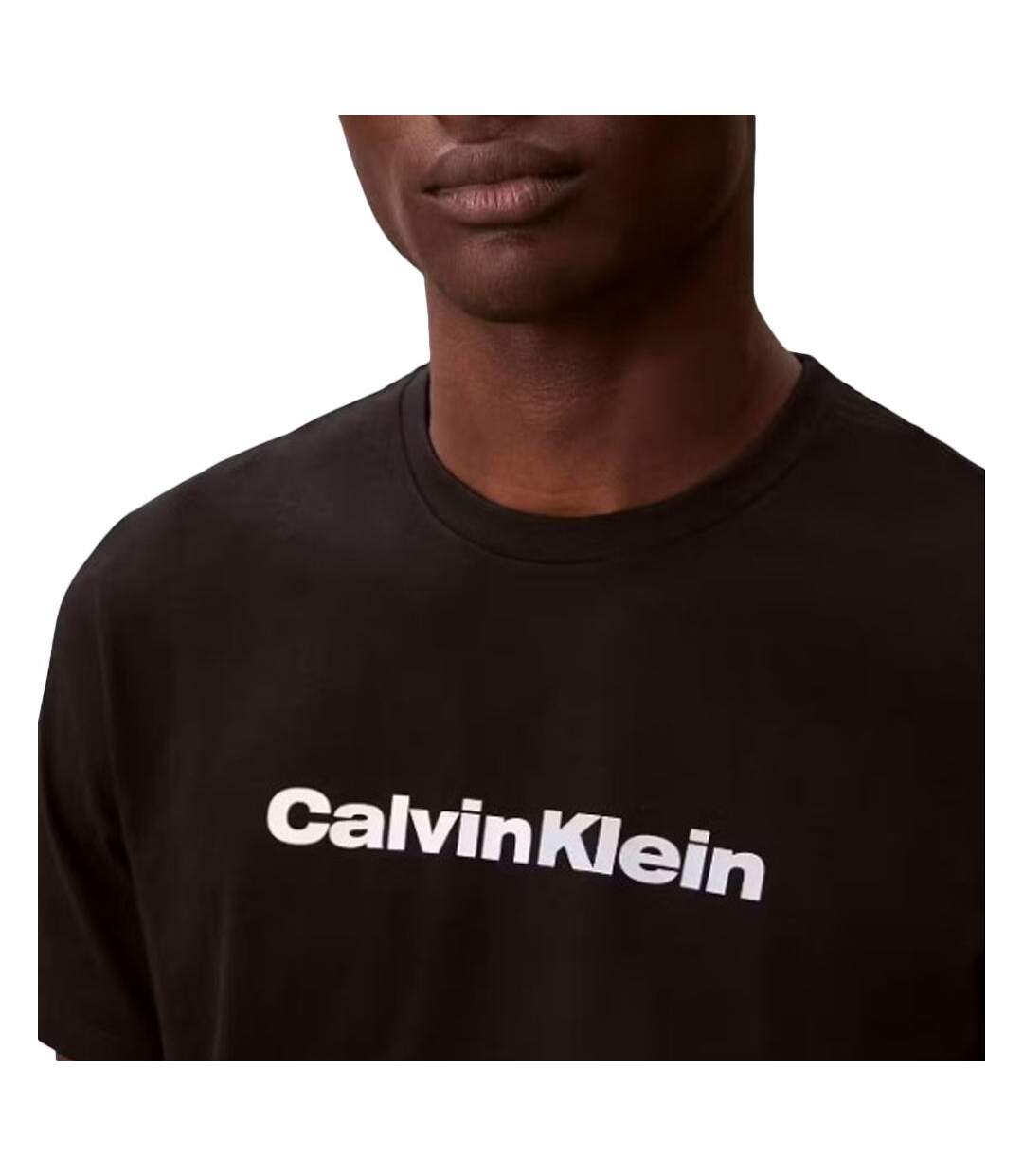 T-Shirt noir homme calvin klein jeans 30s eu wholesale-2