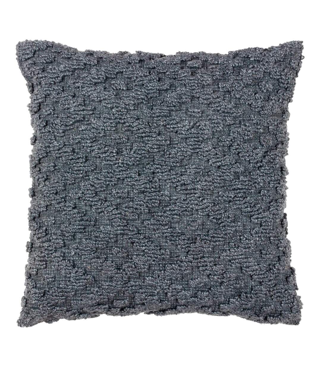 Calvay chunky textured cushion cover 50cm x 50cm dusk Yard