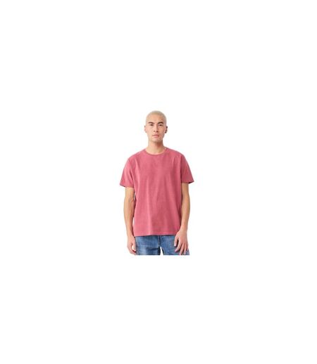 Unisex Adult Washed Canvas Heavyweight T-shirt Washed Red Bella + Canvas