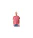 Unisex Adult Washed Canvas Heavyweight T-shirt Washed Red Bella + Canvas-1
