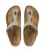 Tongs Gizeh Femme Beige Gris Birkenstock-3
