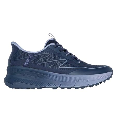 Womens/ladies Switch Back Mist Hiking Shoes Navy Skechers