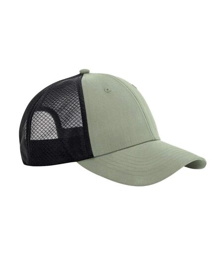 Casquette Trucker Technical Vert Clair Noir Beechfield