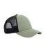 Casquette Trucker Technical Vert Clair Noir Beechfield-2