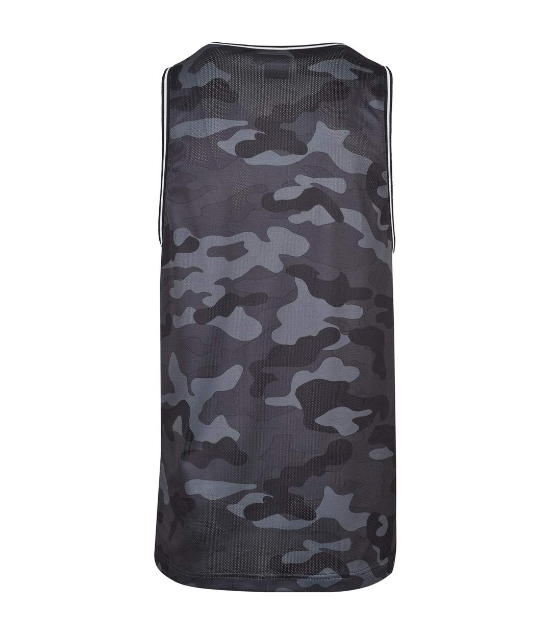 Débardeur Motif/style Camouflage Homme Noir Gris Gris Clair Urban Classics-2