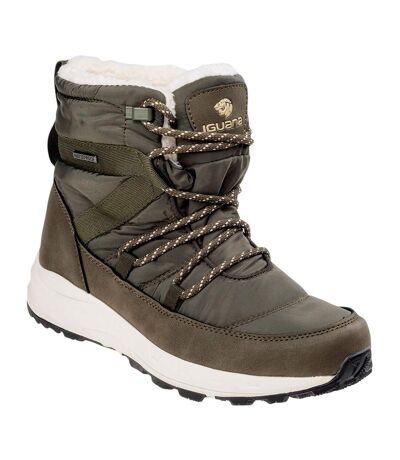 Iguana Womens/Ladies Palea Mid Cut Snow Boots (Khaki/Light Khaki) - UTIG551