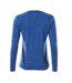 T-shirt Manches Longues Accelerate Femme Azur Bleu Marine Foncé Mascot-2