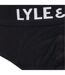 Lot De 3  Slips Motif/style Marque Homme Noir Lyle & Scott-3