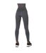Womens/ladies Racer Leggings Shark Grey Everlast-2