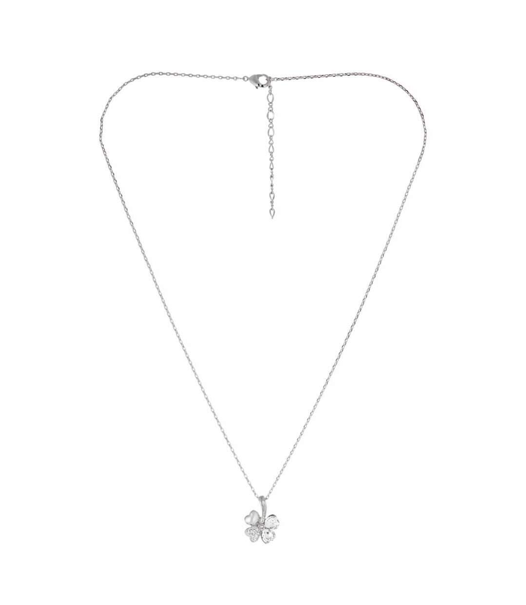 Collier et Pendentif Four Leaf , Cristal d'Autriche-4