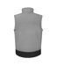 Mens soft shell bodywarmer workguard grey/black Result