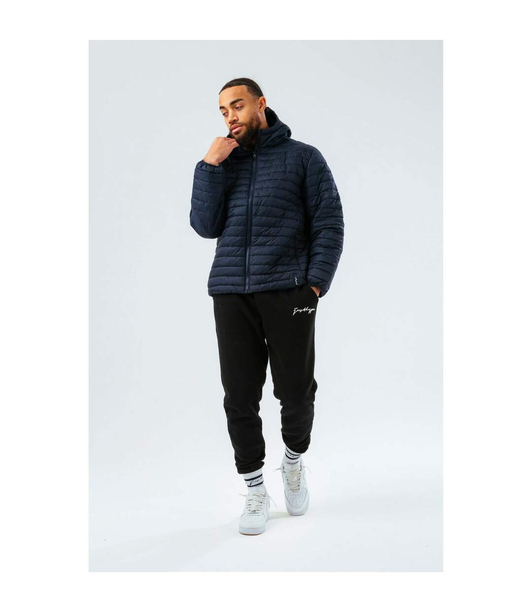 Hype Mens Puffer Jacket (Navy)