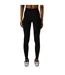 Womens/ladies Ribbed Leggings Black Essentials-3