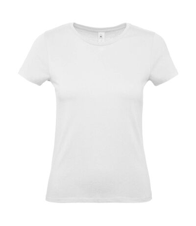 Womens/ladies #e150 t-shirt white B&C