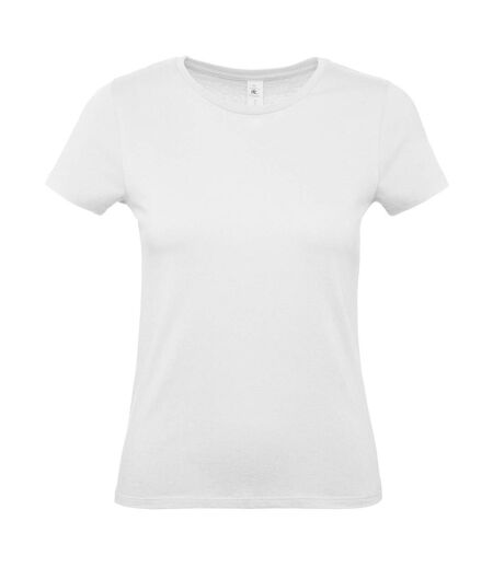 Womens/ladies #e150 t-shirt white B&C